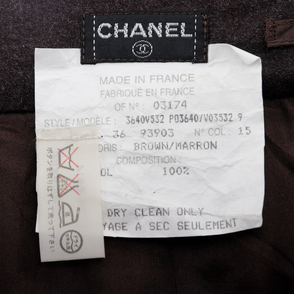 Chanel Wool Flare Skirt P03640V03532