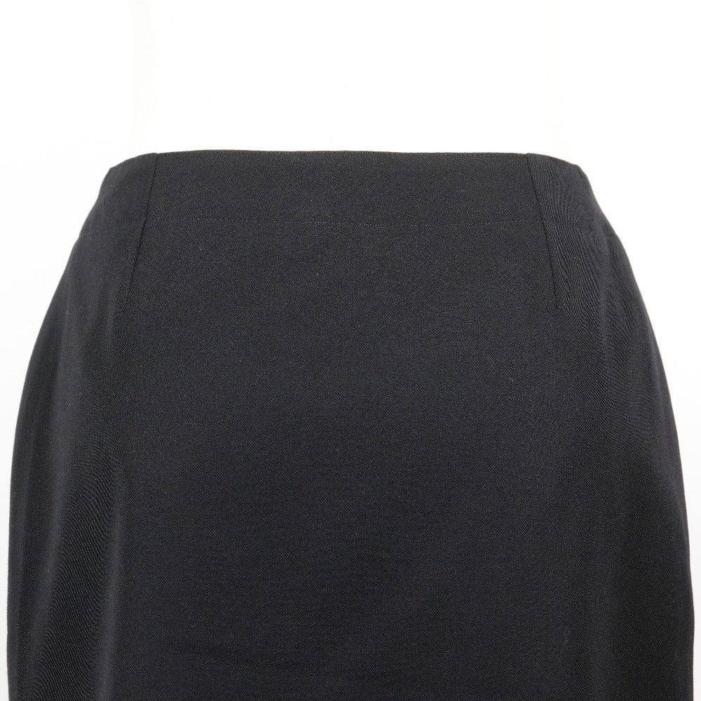 Chanel Wool Skirt Black P08800V05079