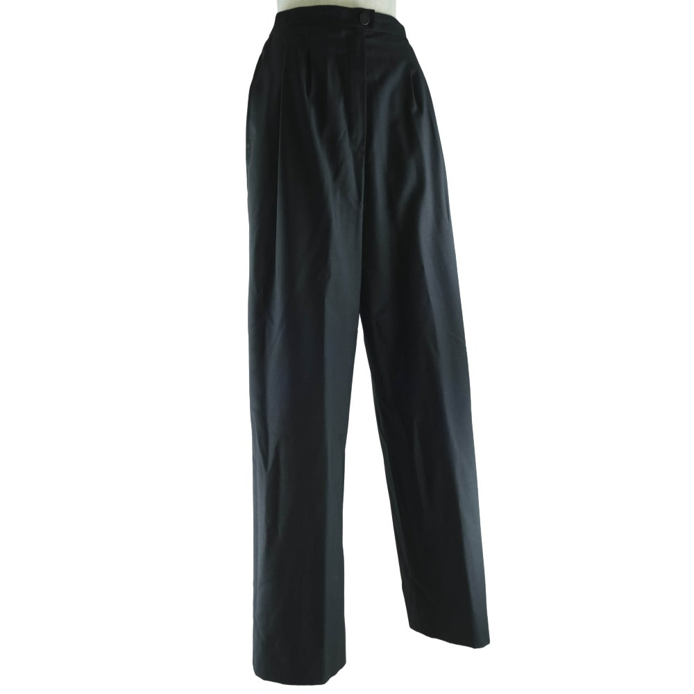 Chanel Wool Pants Black