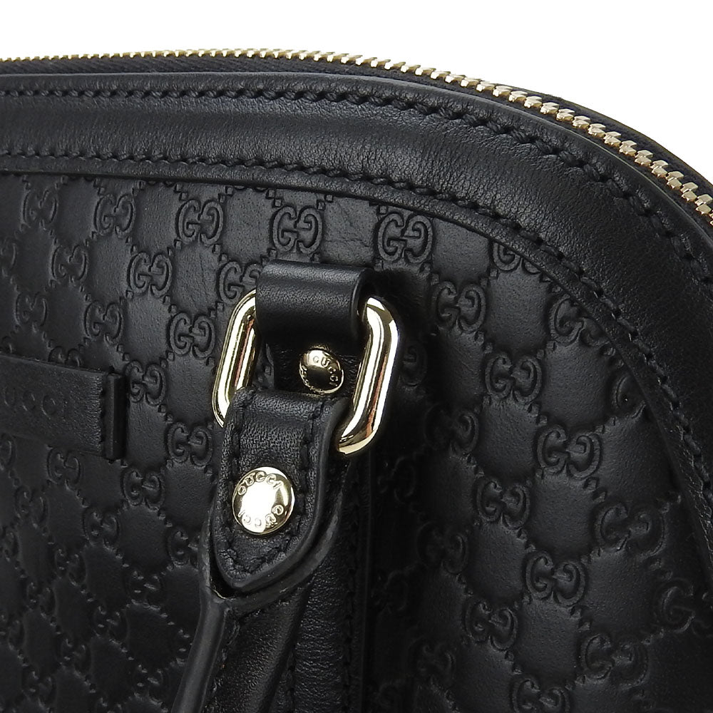 GUCCI Leather Handbag 449654 Black 2WAY