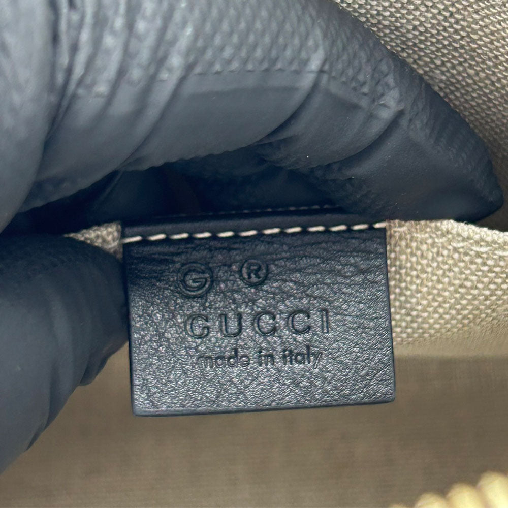 GUCCI Leather Handbag 449654 Black 2WAY