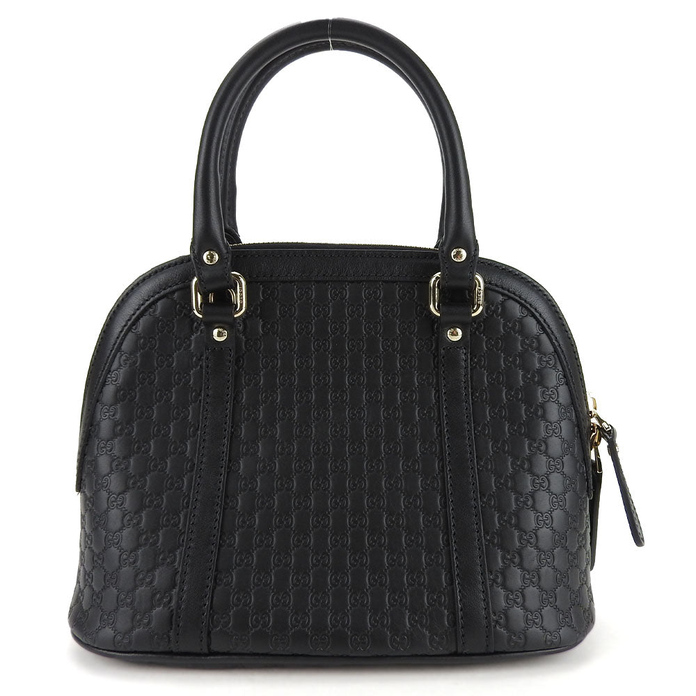 GUCCI Leather Handbag 449654 Black 2WAY