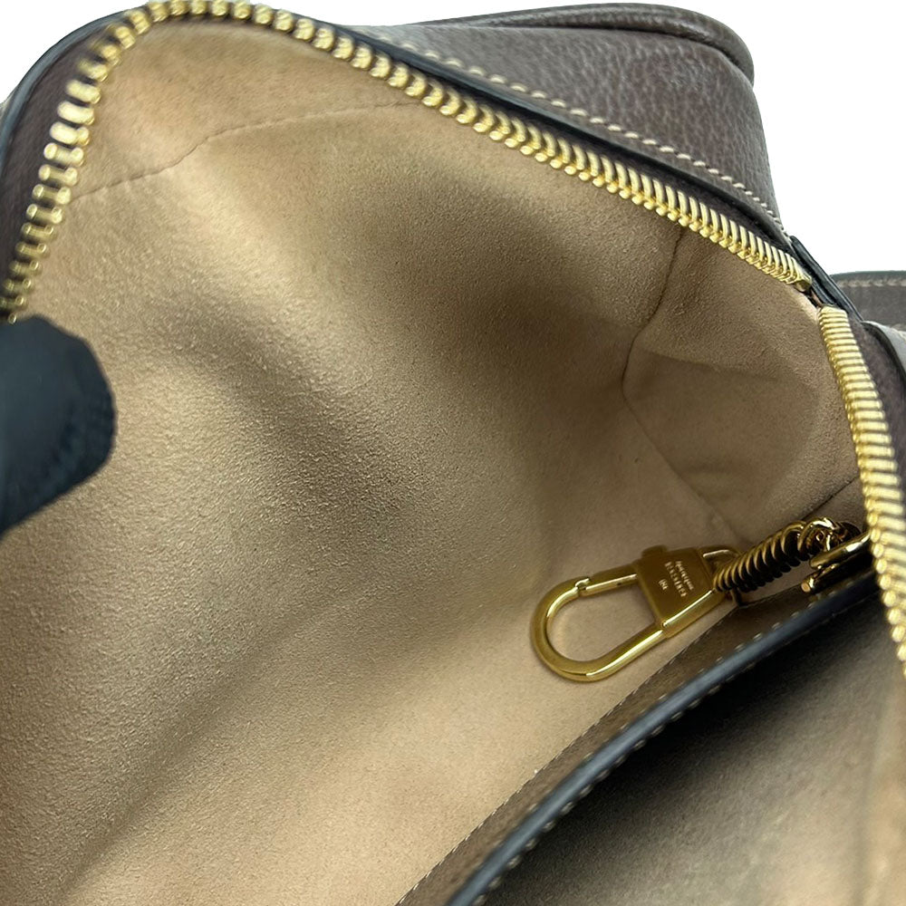 Gucci GG Supreme Canvas Leather Shoulder Bag