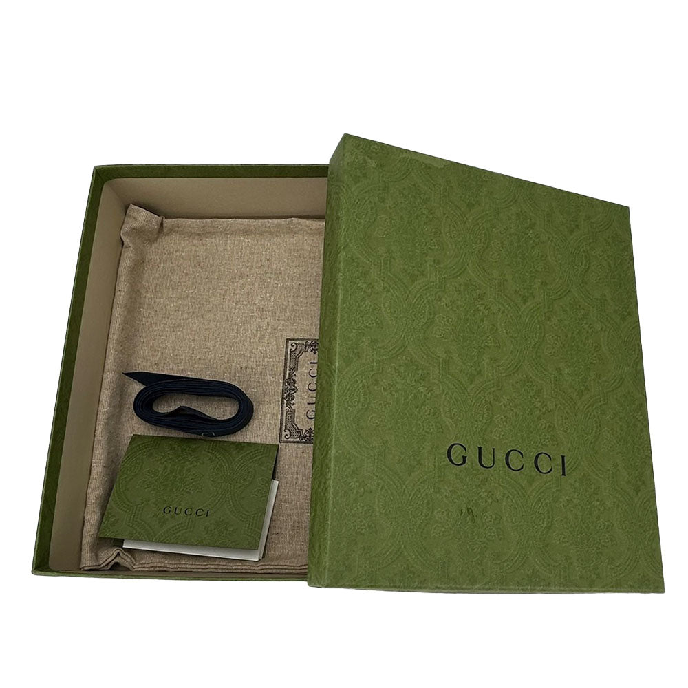 Gucci GG Supreme Canvas Leather Shoulder Bag