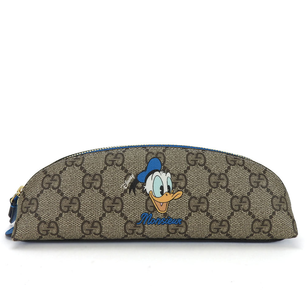 Gucci PVC Pencil Case GG Supreme Donald Duck