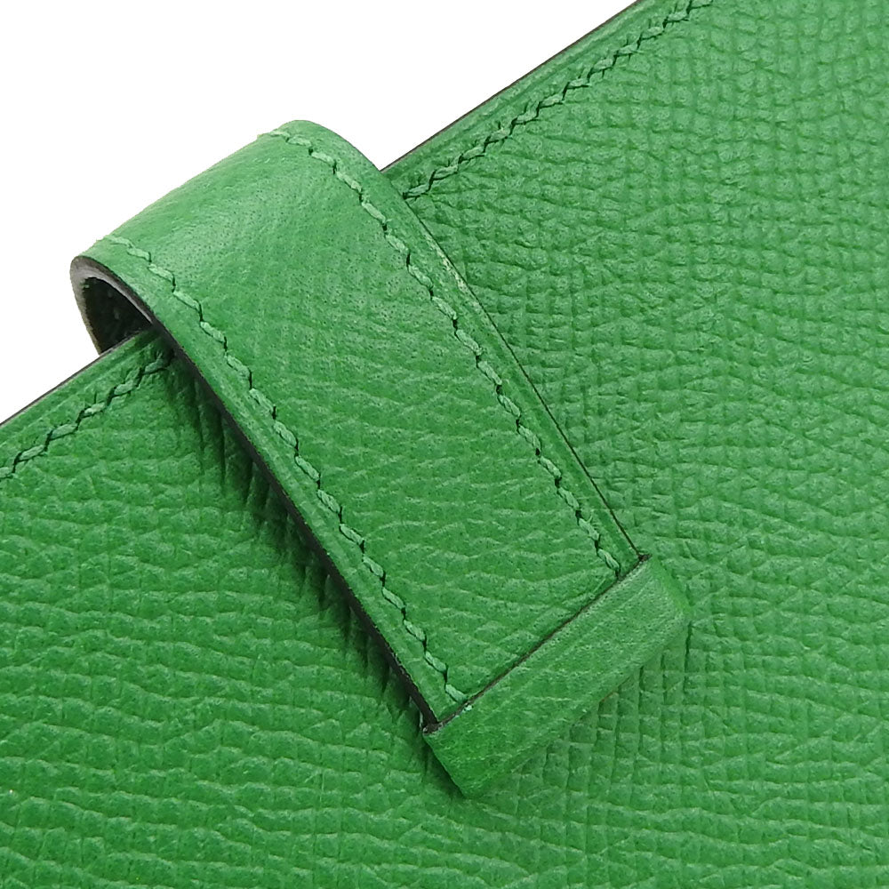 Hermes Bearn Epsom Bamboo Green Bifold Wallet