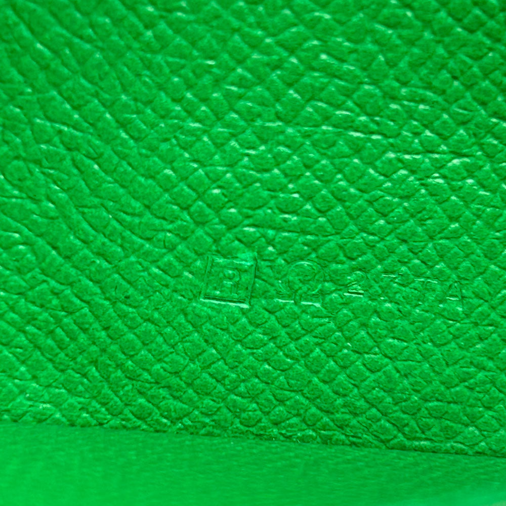 Hermes Bearn Epsom Bamboo Green Bifold Wallet