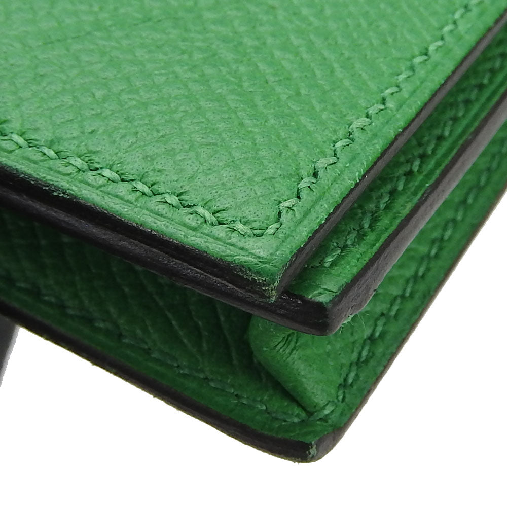 Hermes Bearn Epsom Bamboo Green Bifold Wallet