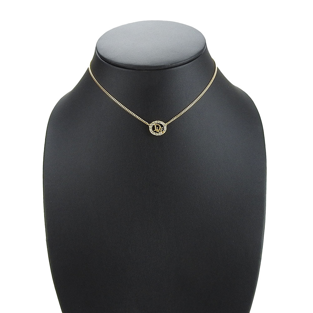 Christian Dior Metal Necklace Gold Plated