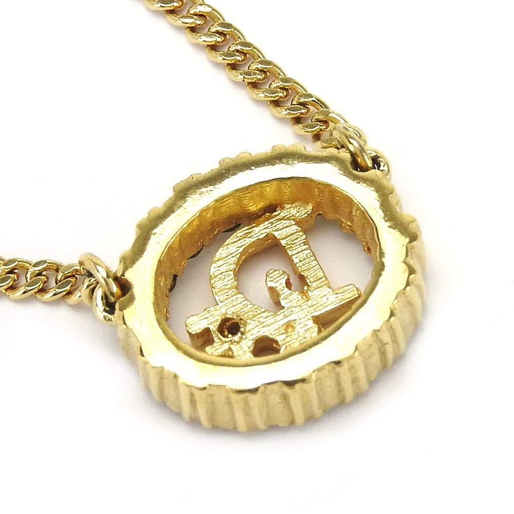 Christian Dior Metal Necklace Gold Plated