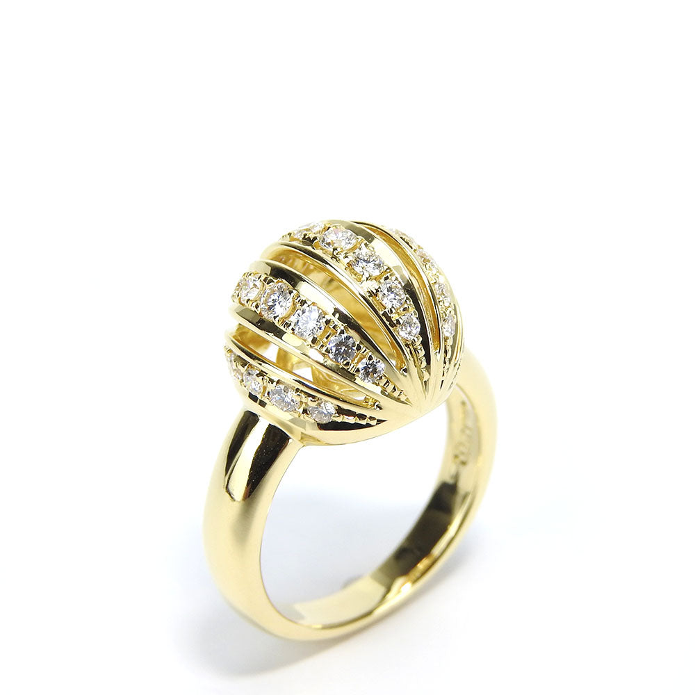 Tasaki K18YG Diamond Ring