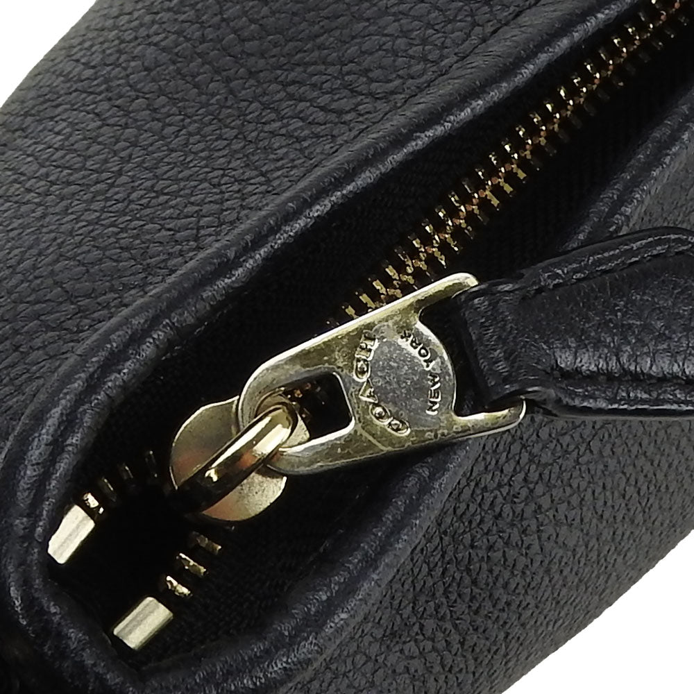 Coach Leather Shoulder Bag 36536 Black