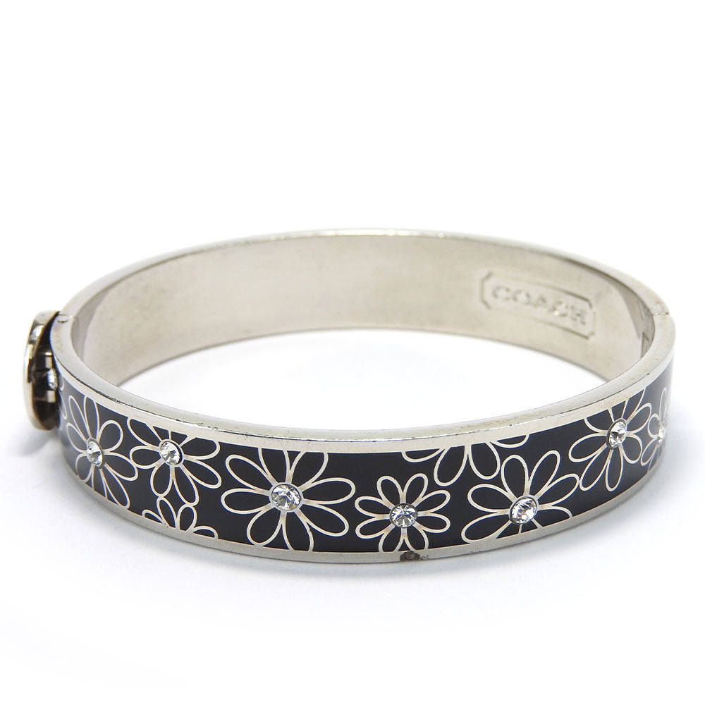 Coach Metal Enamel Bangle Bracelet