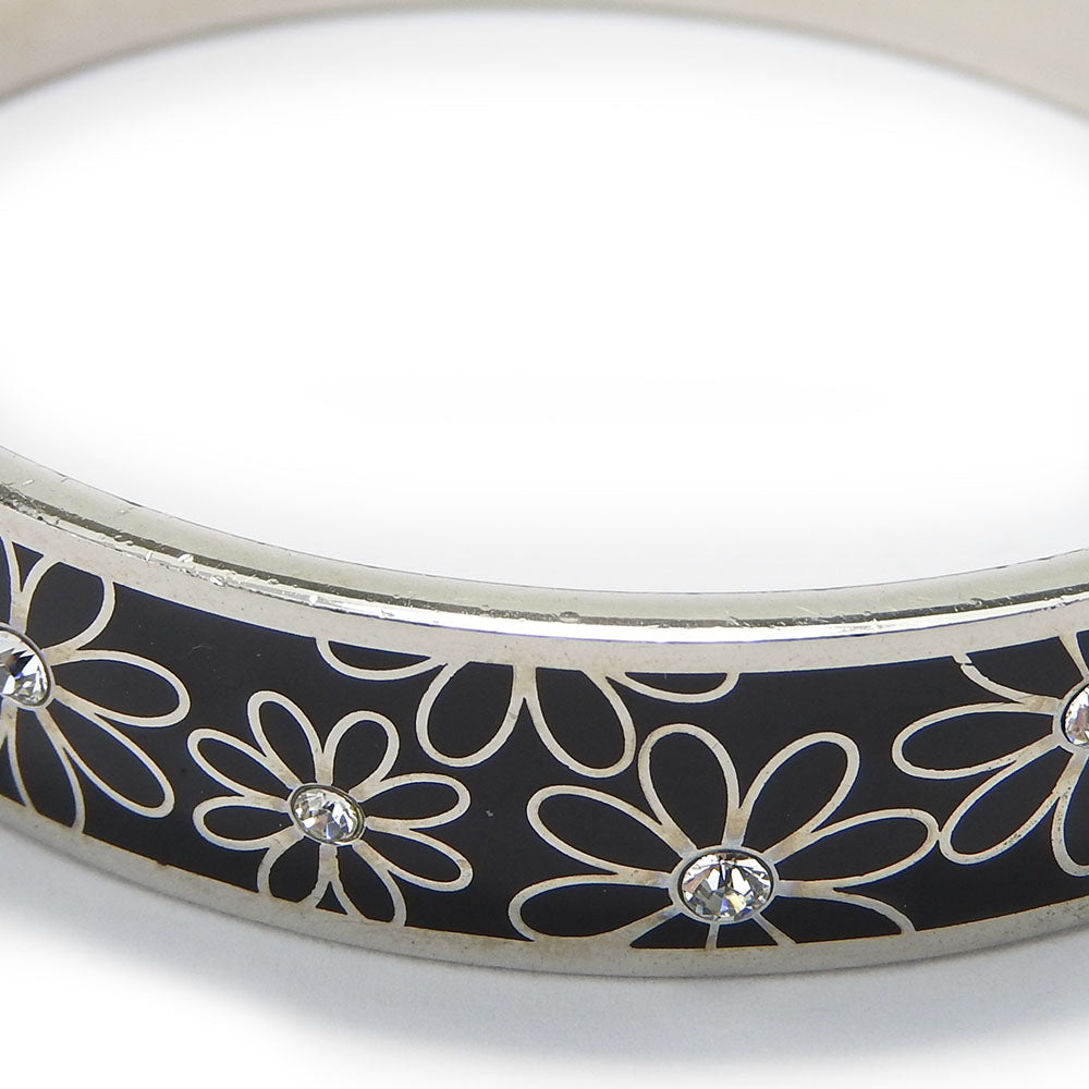 Coach Metal Enamel Bangle Bracelet