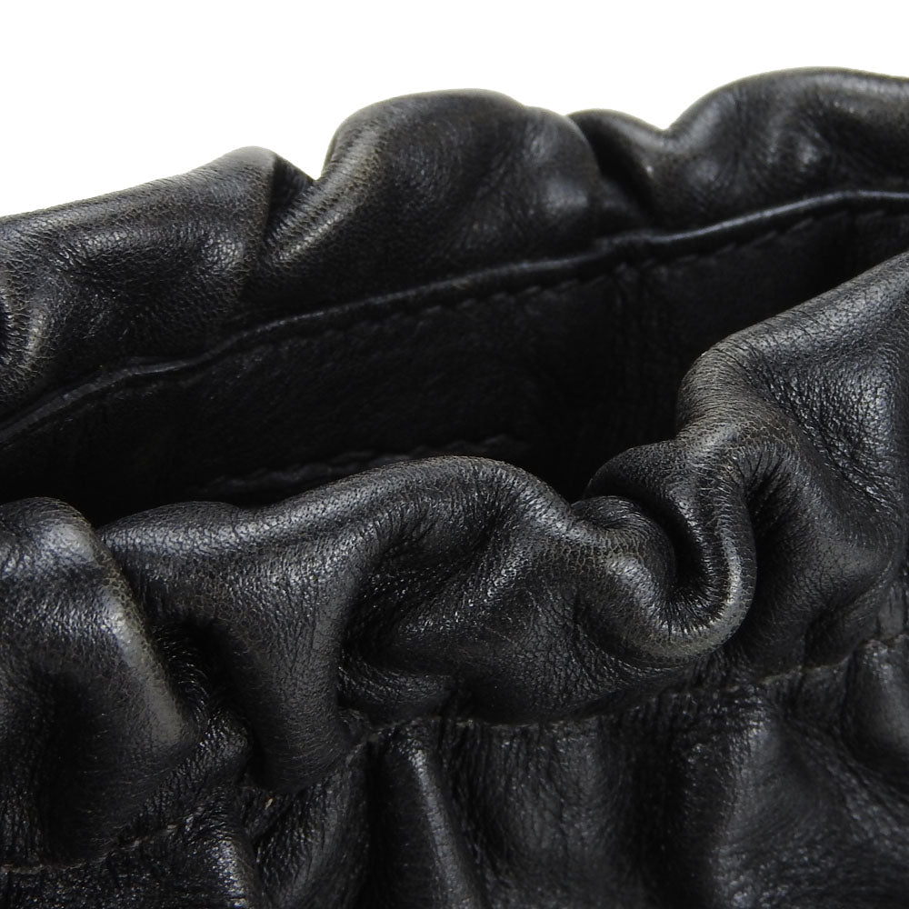 Prada Leather Shoulder Bag Black