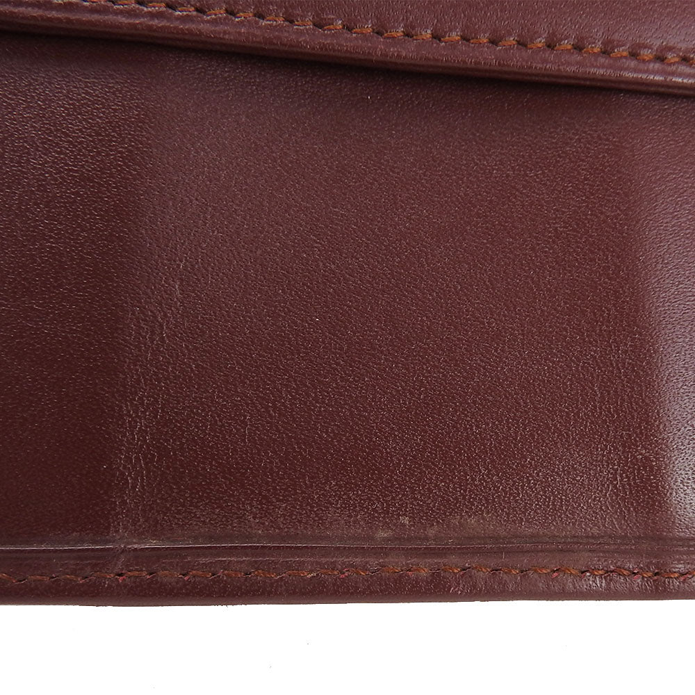 Cartier Bifold Wallet Must Line Calfskin Bordeaux