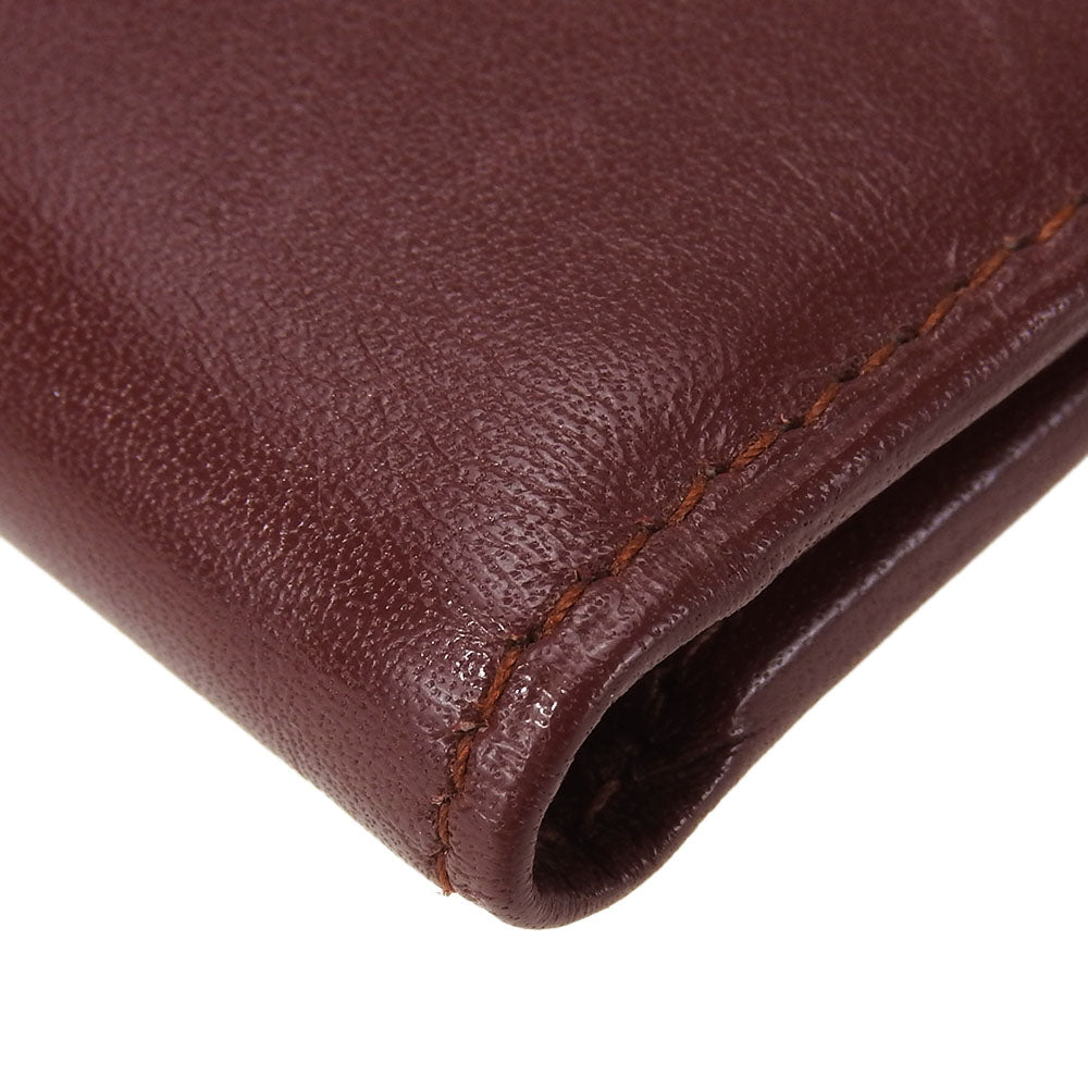 Cartier Bifold Wallet Must Line Calfskin Bordeaux