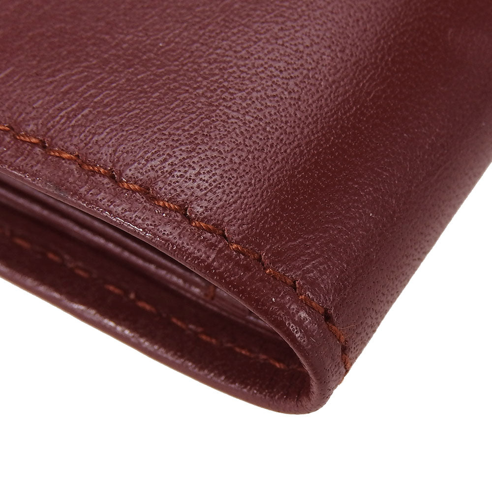 Cartier Bifold Wallet Must Line Calfskin Bordeaux