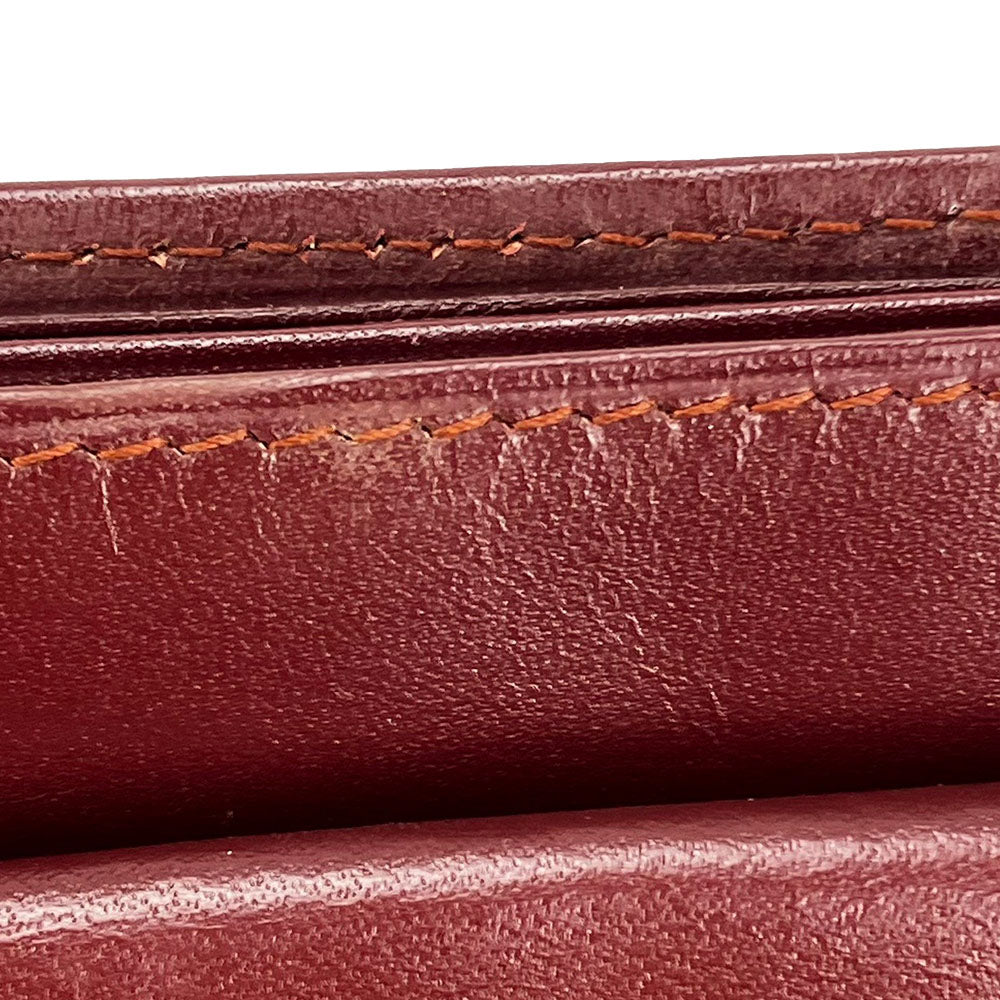 Cartier Bifold Wallet Must Line Calfskin Bordeaux