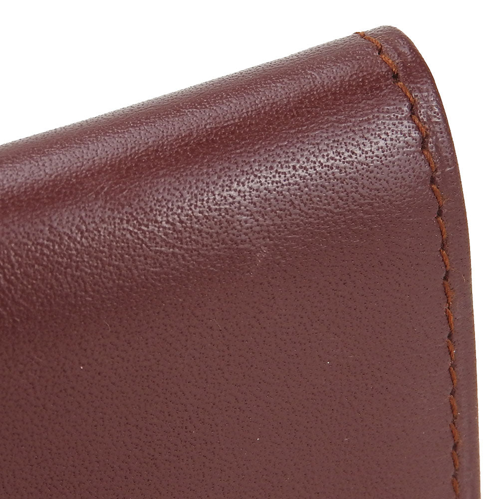 Cartier Bifold Wallet Must Line Calfskin Bordeaux