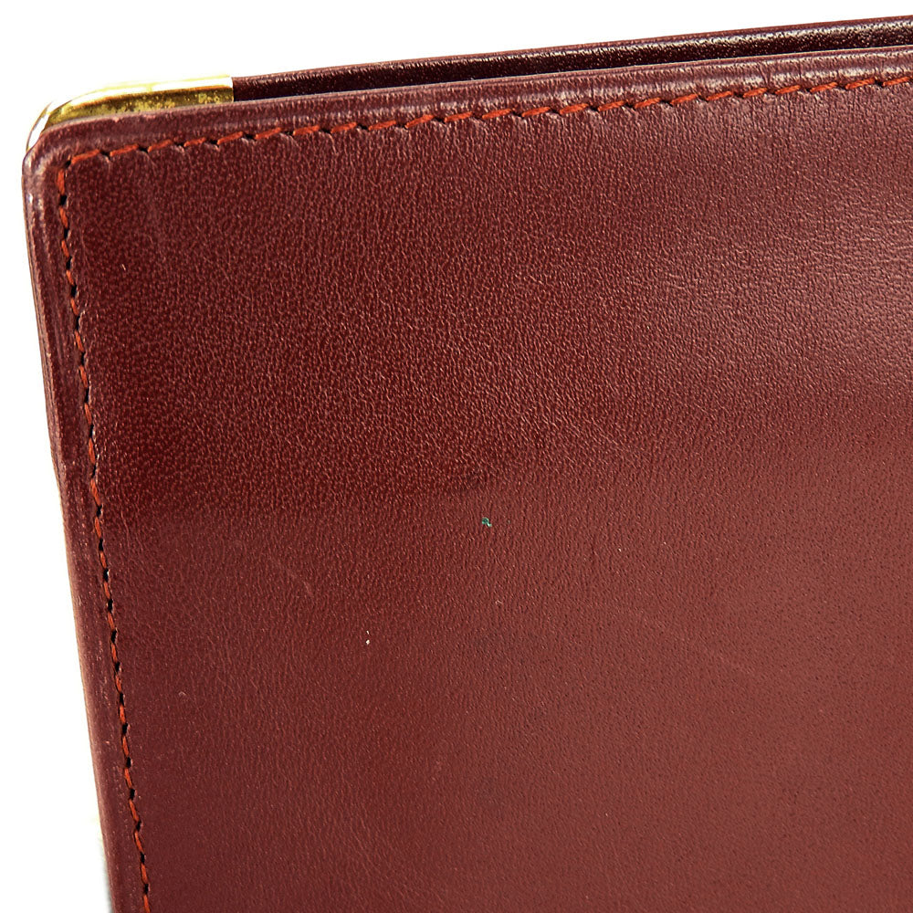 Cartier Bifold Wallet Must Line Calfskin Bordeaux