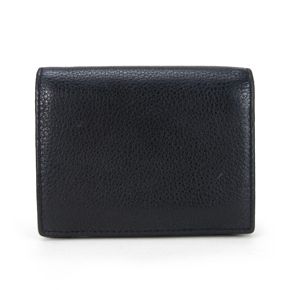 Prada Leather Bifold Wallet Black