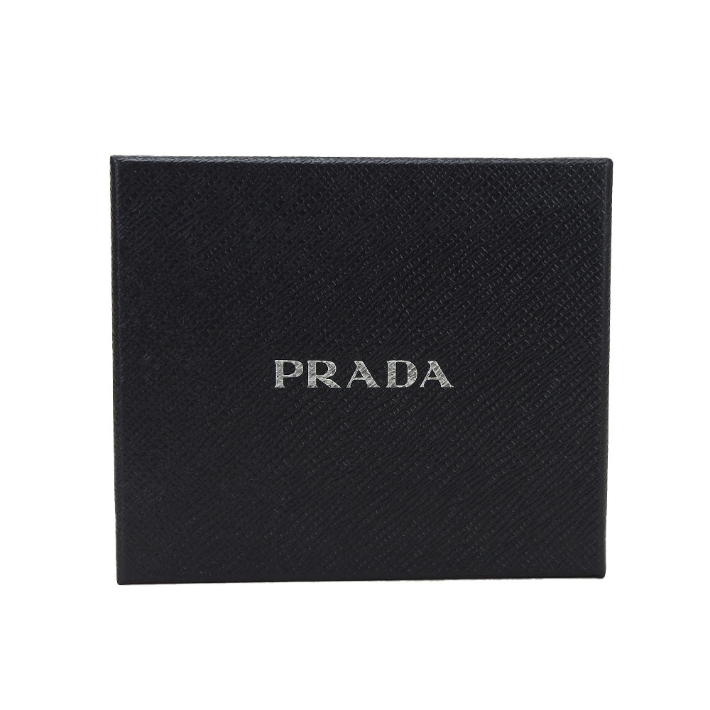 Prada Leather Bifold Wallet Black