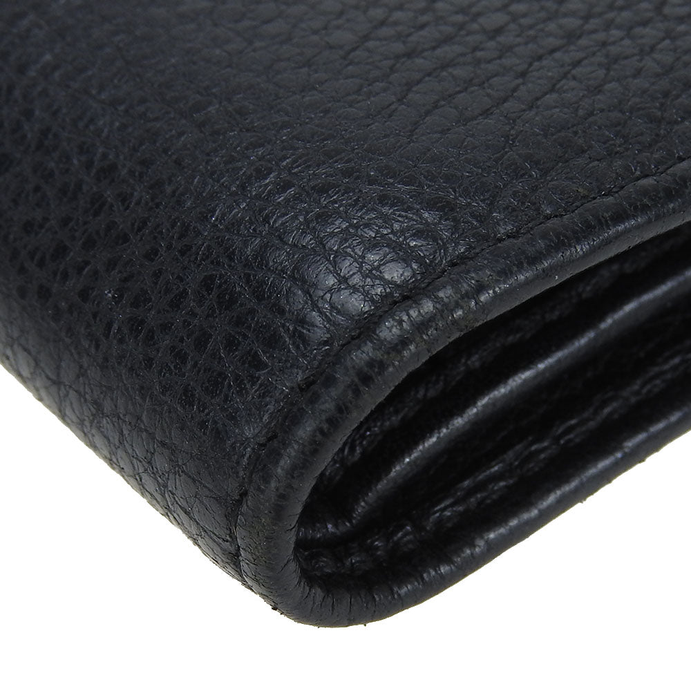 Prada Leather Bifold Wallet Black