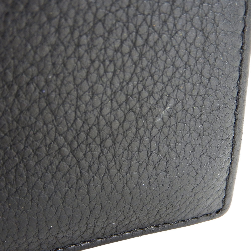 Prada Leather Bifold Wallet Black