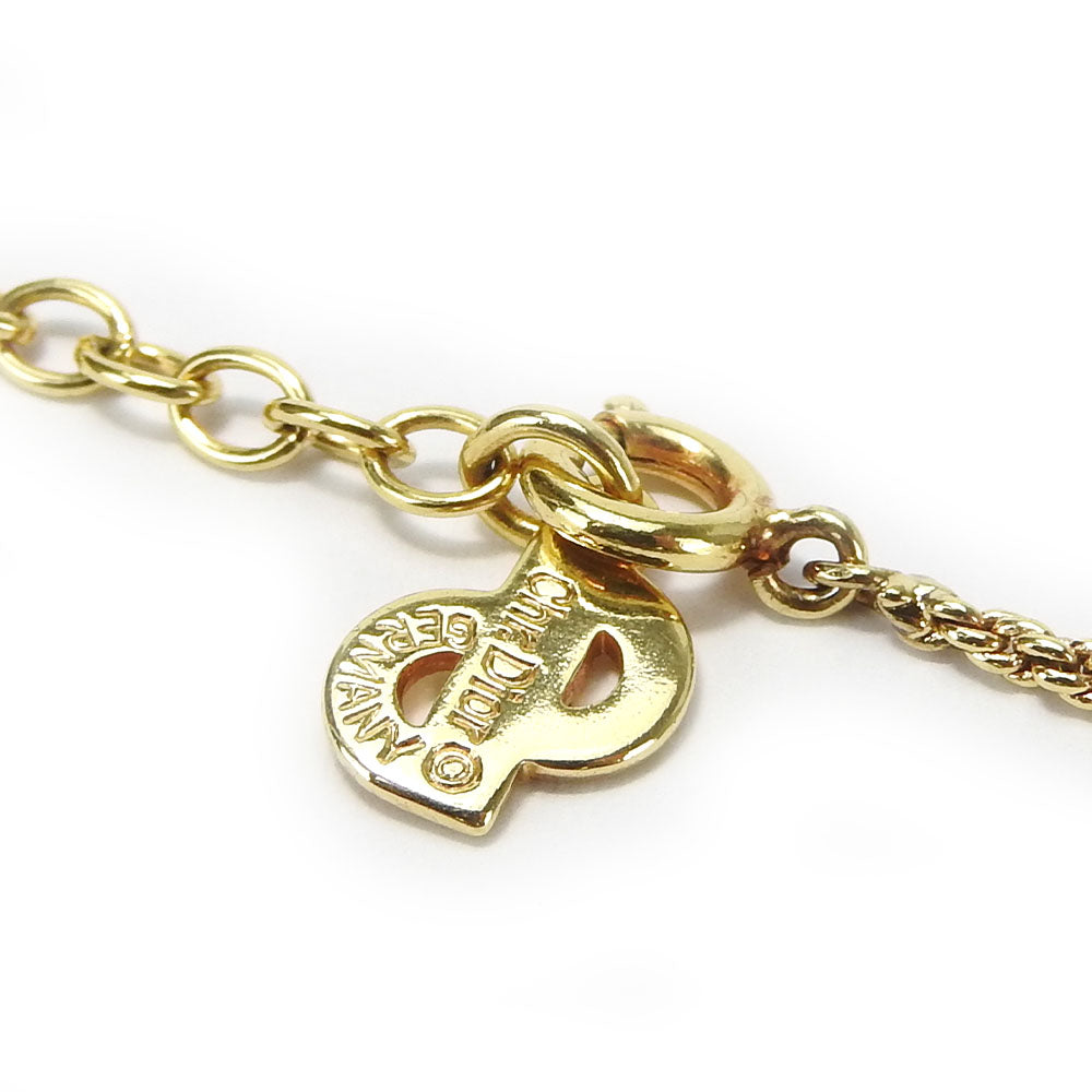 Christian Dior Gold Heart Necklace