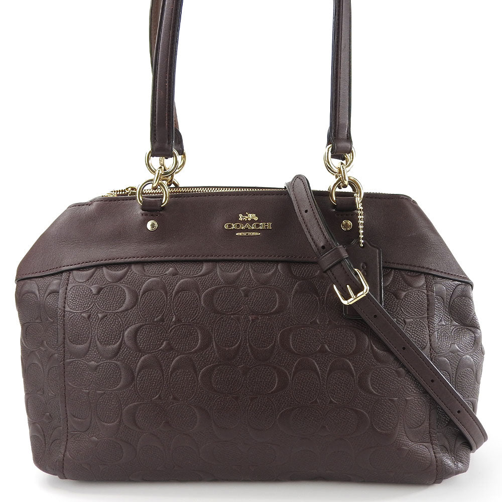 Coach F25952 Leather Handbag 2WAY