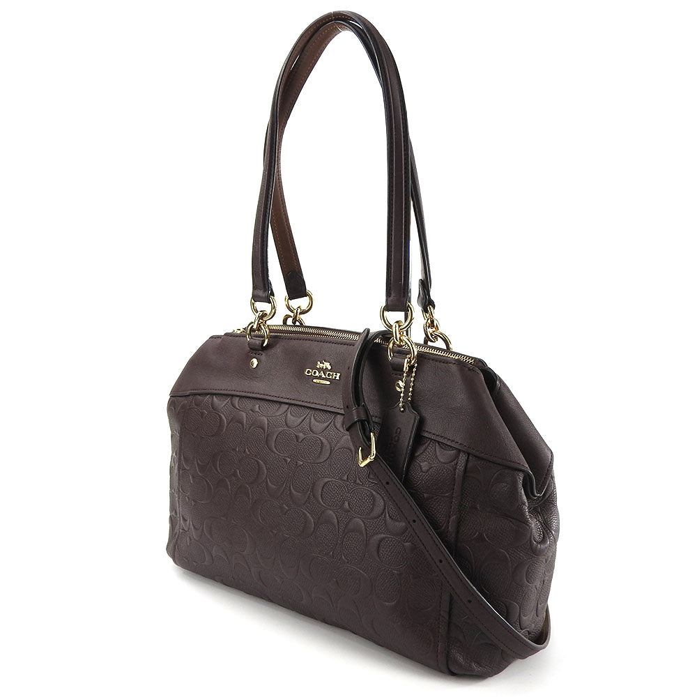 Coach F25952 Leather Handbag 2WAY