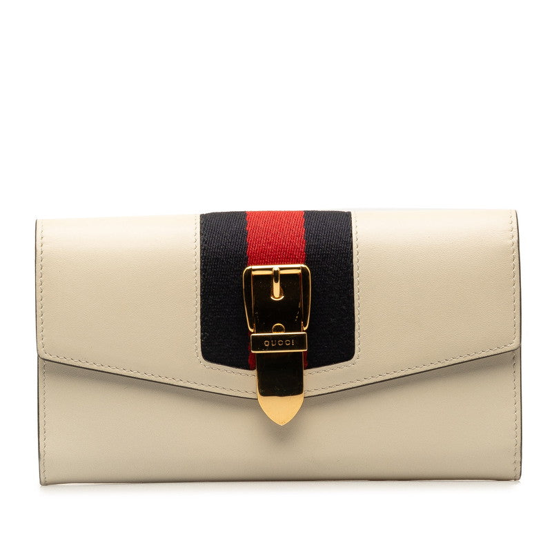 Leather Sylvie Continental Wallet 476084