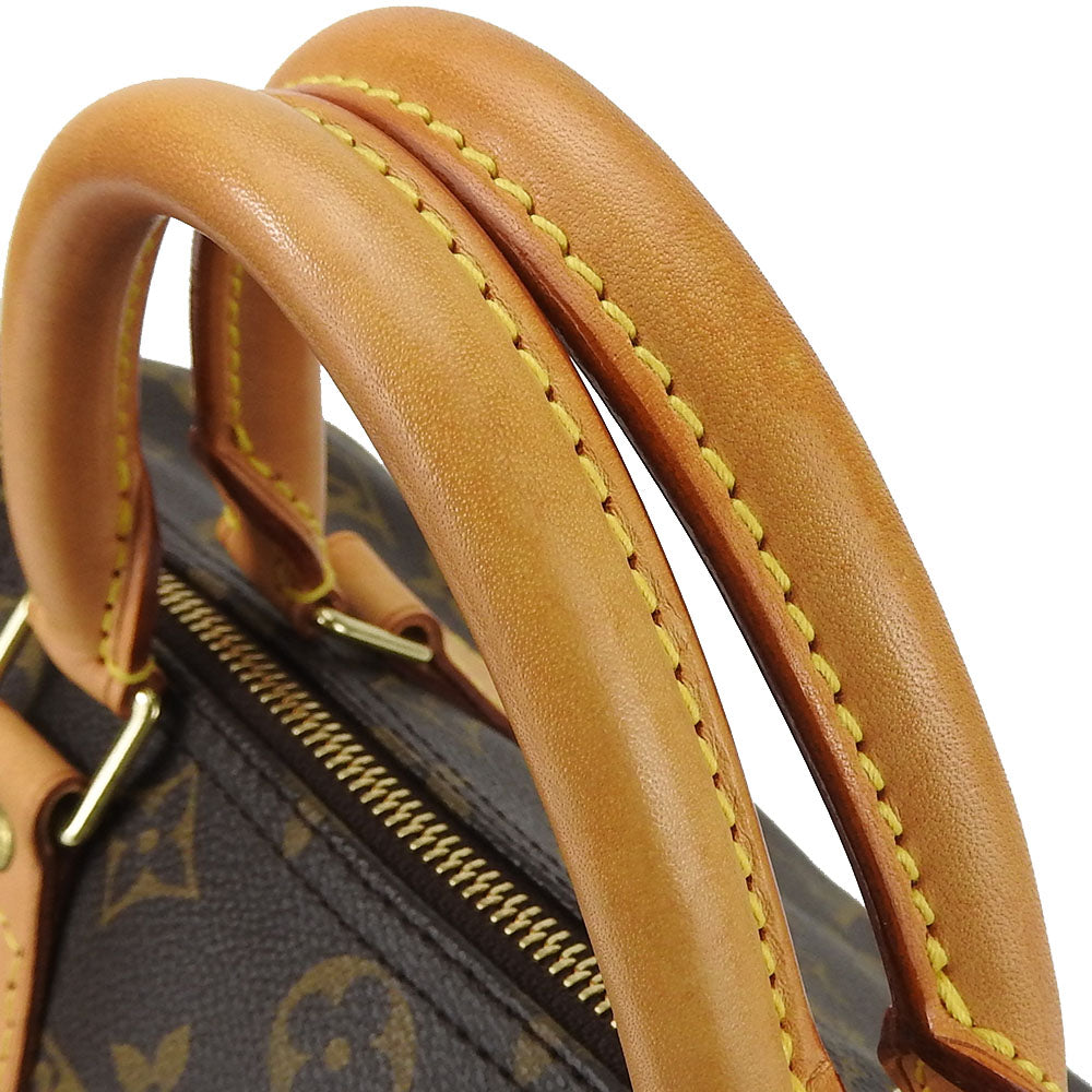 Louis Vuitton Monogram Handbag Speedy 30 Brown