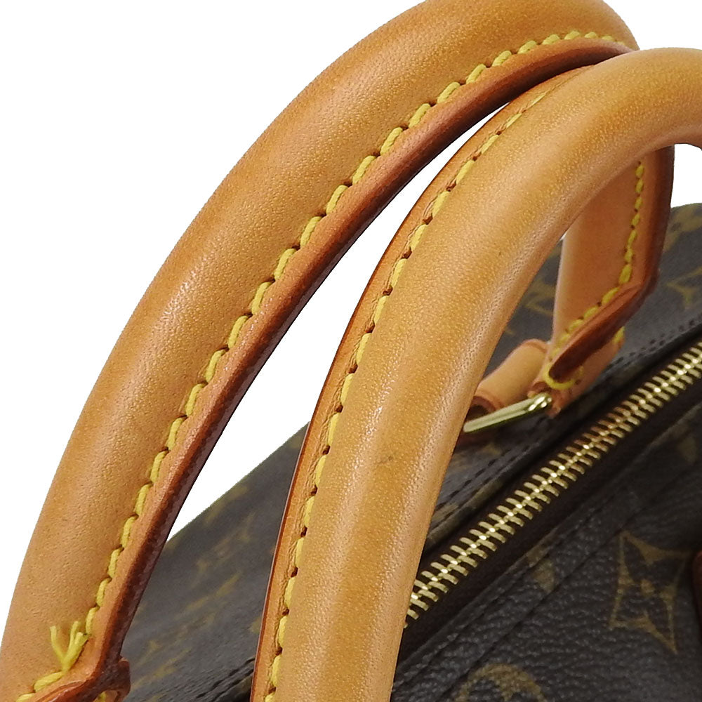 Louis Vuitton Monogram Handbag Speedy 30 Brown