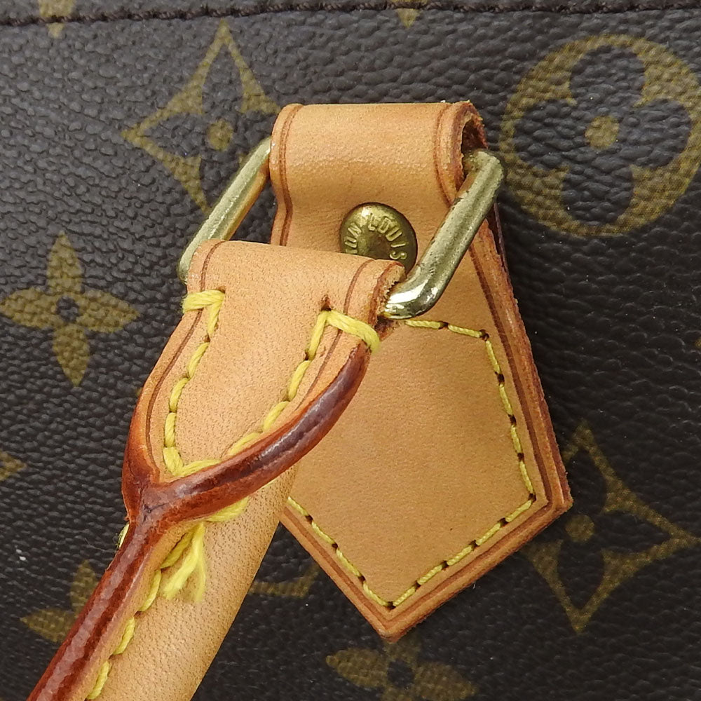 Louis Vuitton Monogram Handbag Speedy 30 Brown