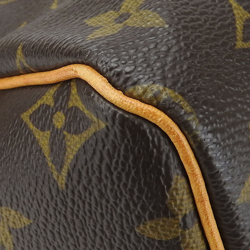 Louis Vuitton Monogram Handbag Speedy 30 Brown