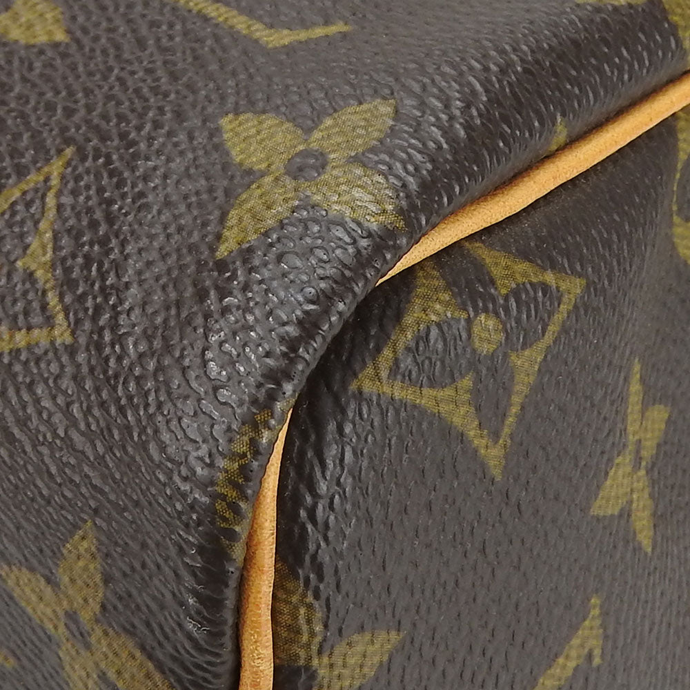 Louis Vuitton Monogram Handbag Speedy 30 Brown