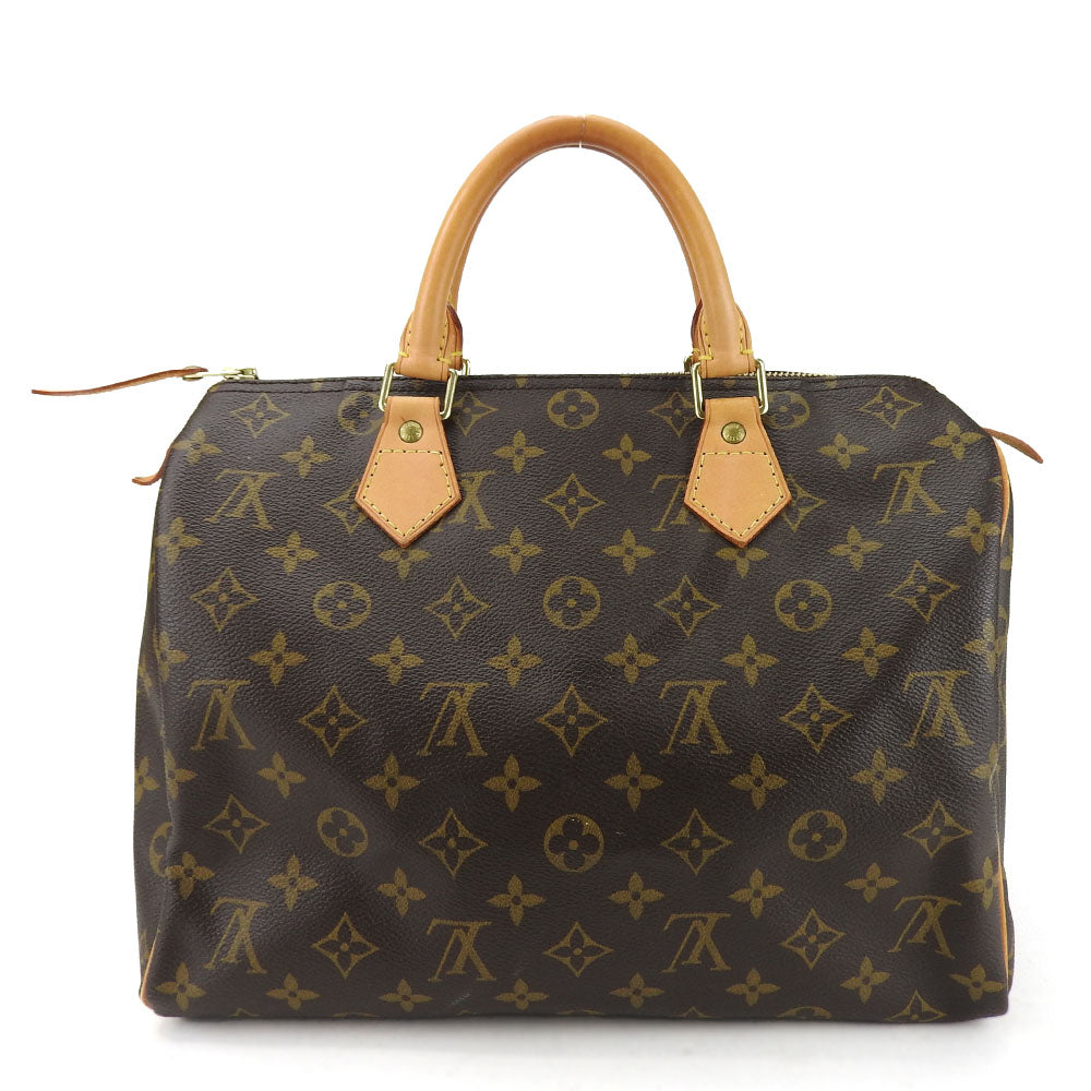 Louis Vuitton Monogram Handbag Speedy 30 Brown