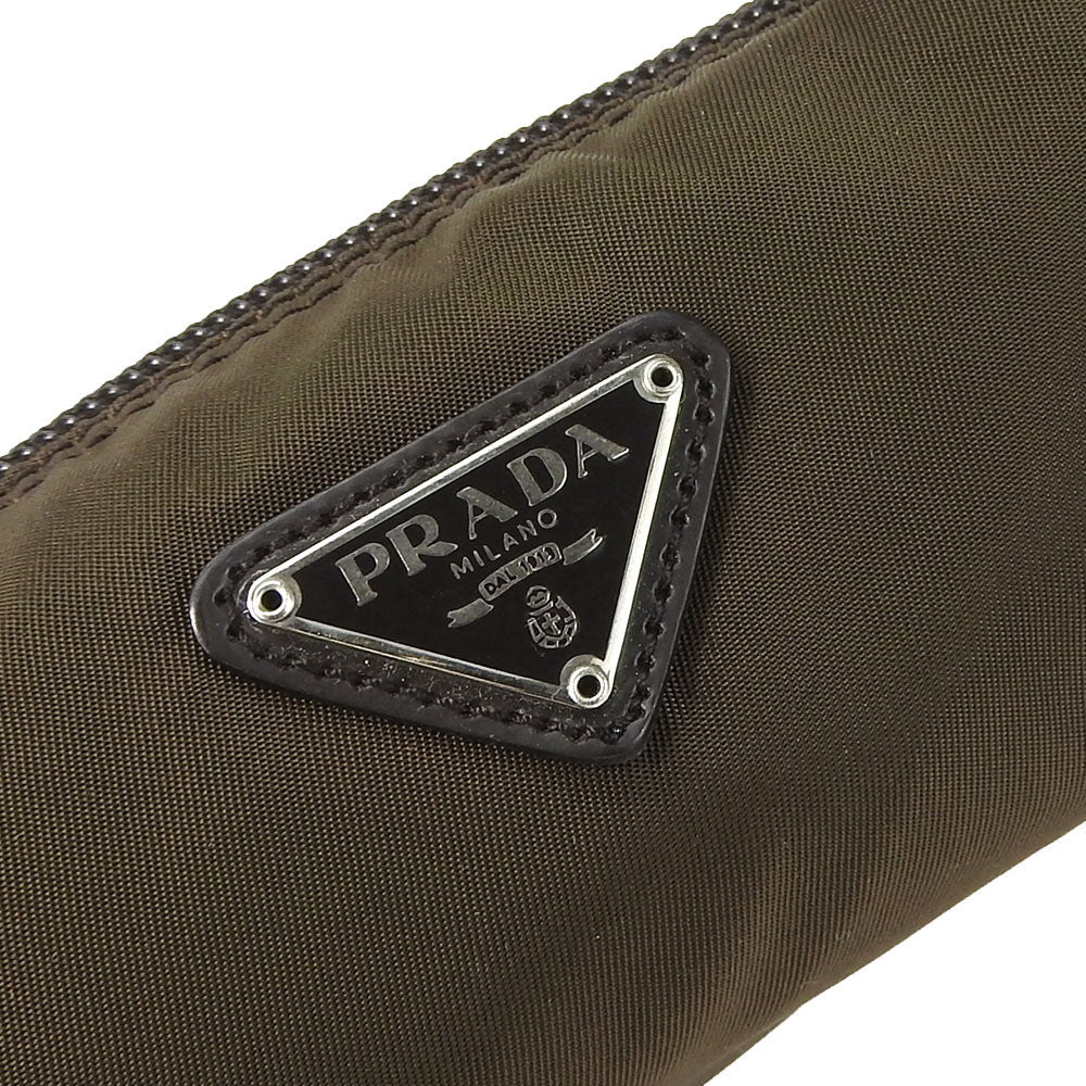 Prada Nylon Pouch Khaki Brown