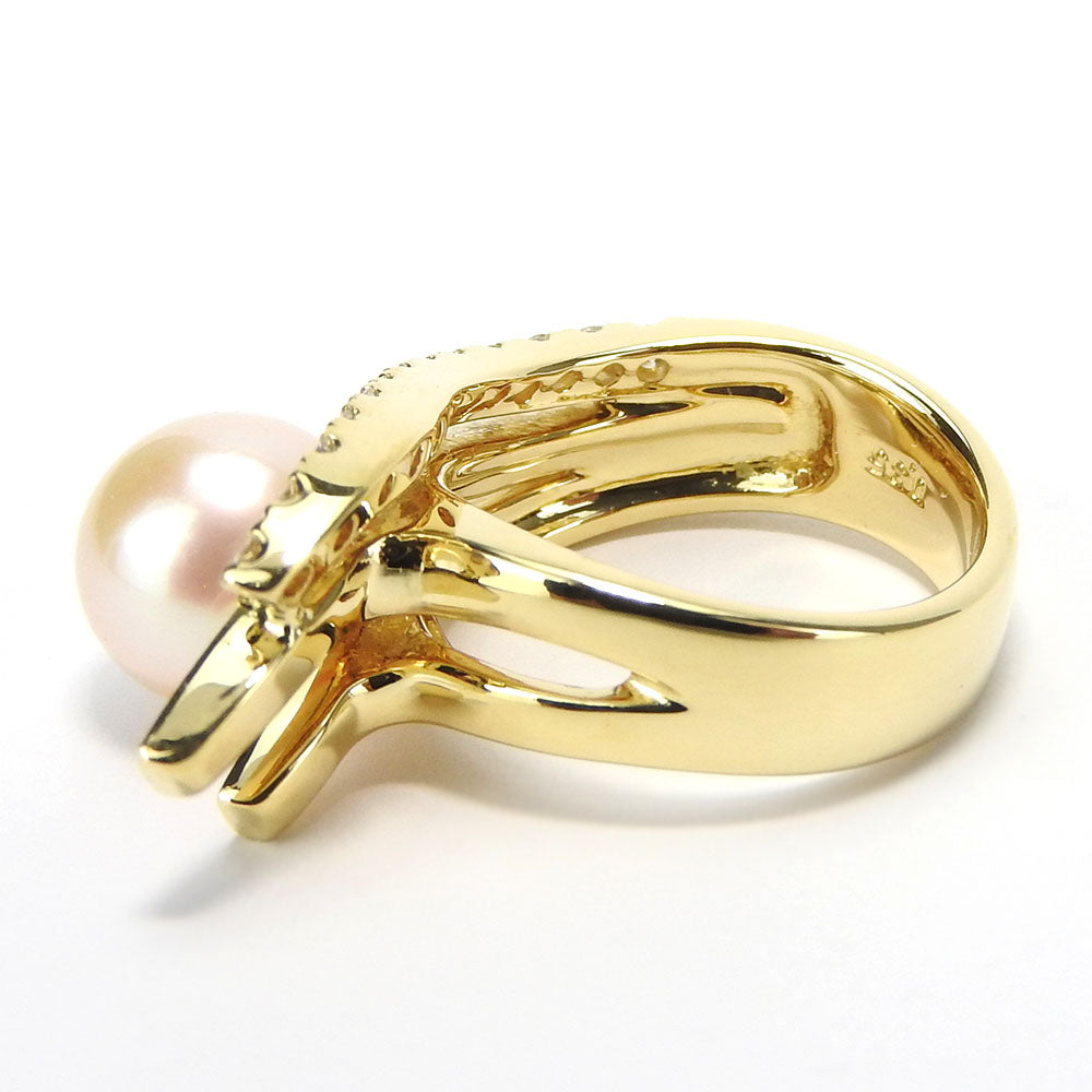 Tasaki K18 Yellow Gold Pearl Ring