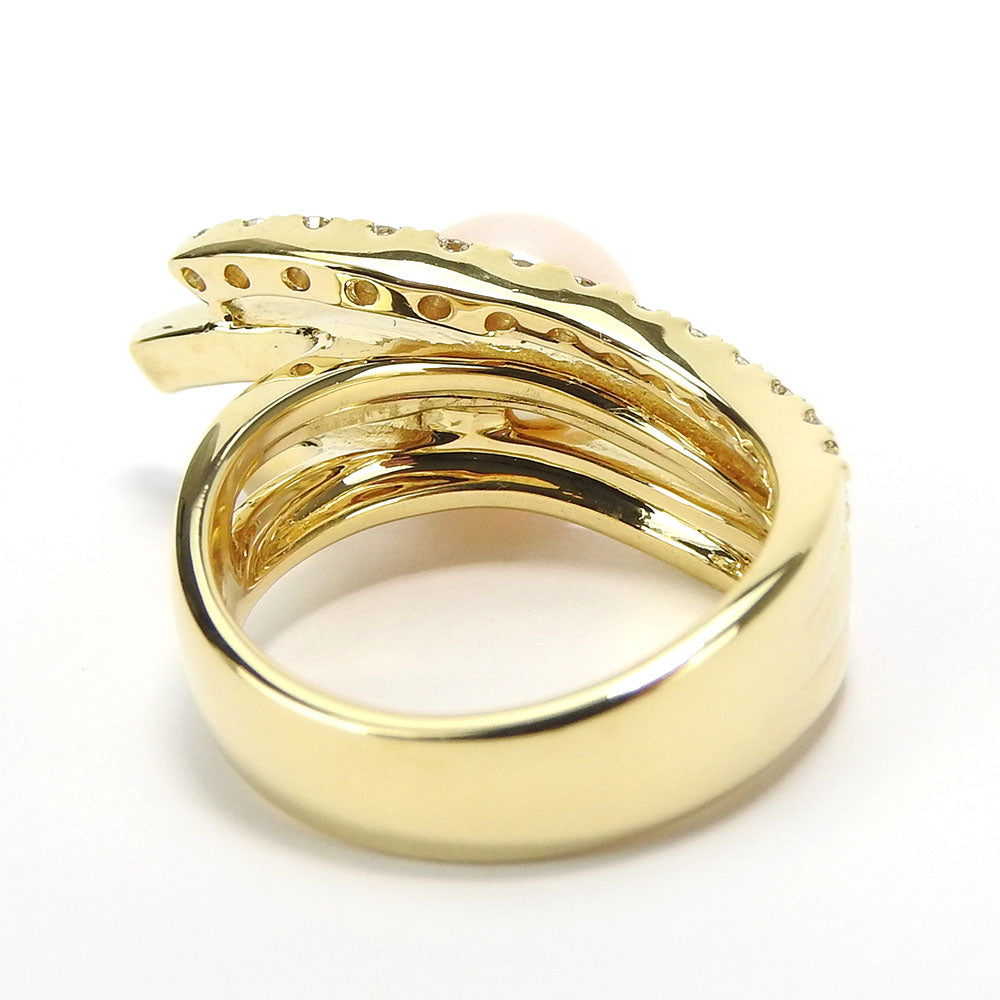 Tasaki K18 Yellow Gold Pearl Ring