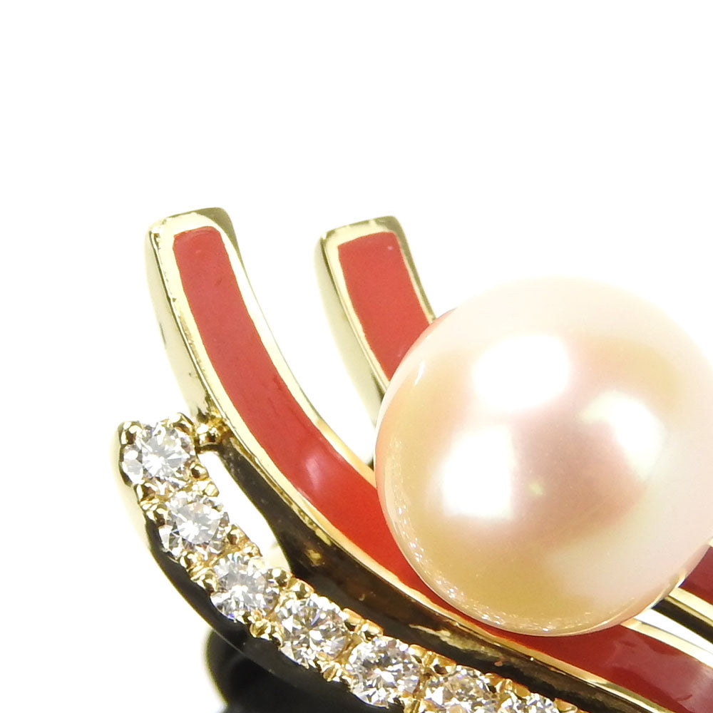 Tasaki K18 Yellow Gold Pearl Ring