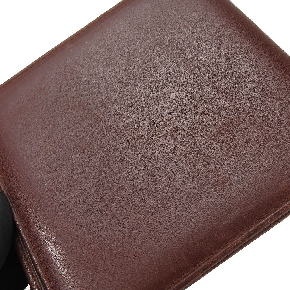 Cartier Leather Bifold Wallet Bordeaux