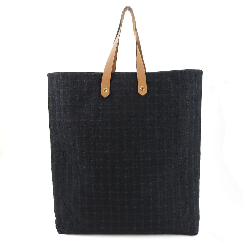 Hermes Amedaba GM Tote Bag Cotton Canvas Leather