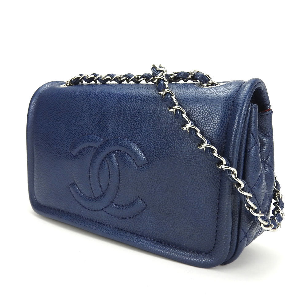 Chanel Caviar Skin Shoulder Bag Matrasse