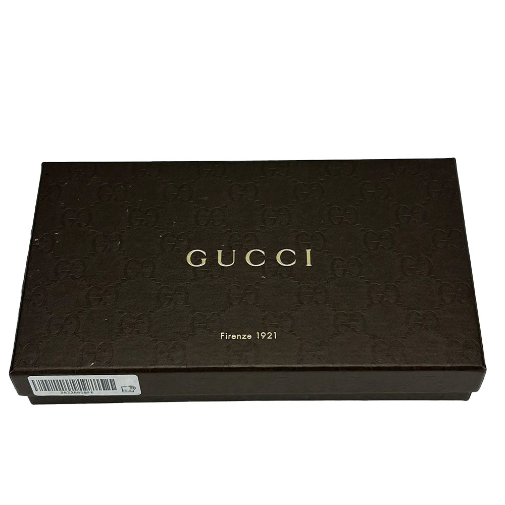 GUCCI Leather Zip Around Wallet 449347