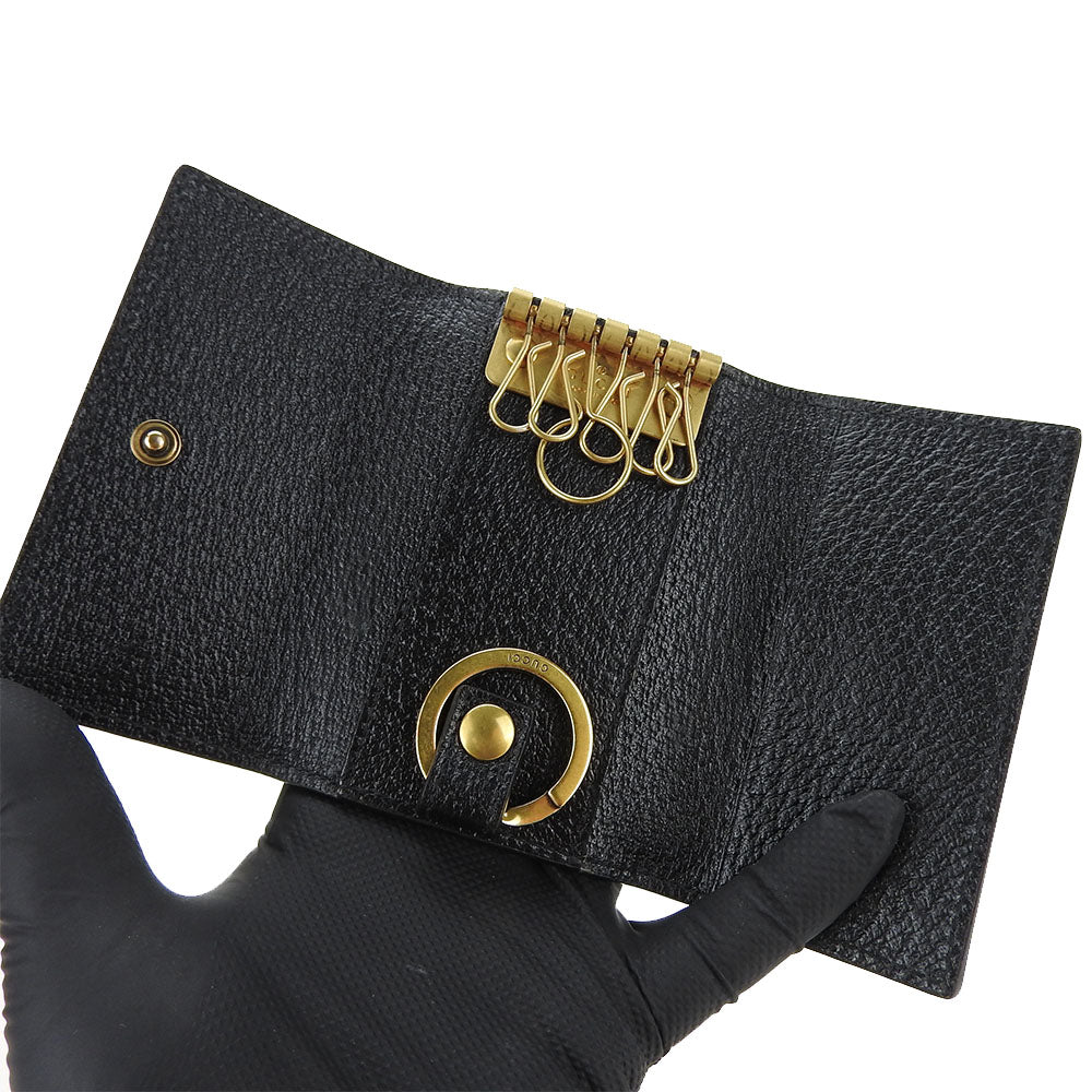 GUCCI Leather Key Holder 435305