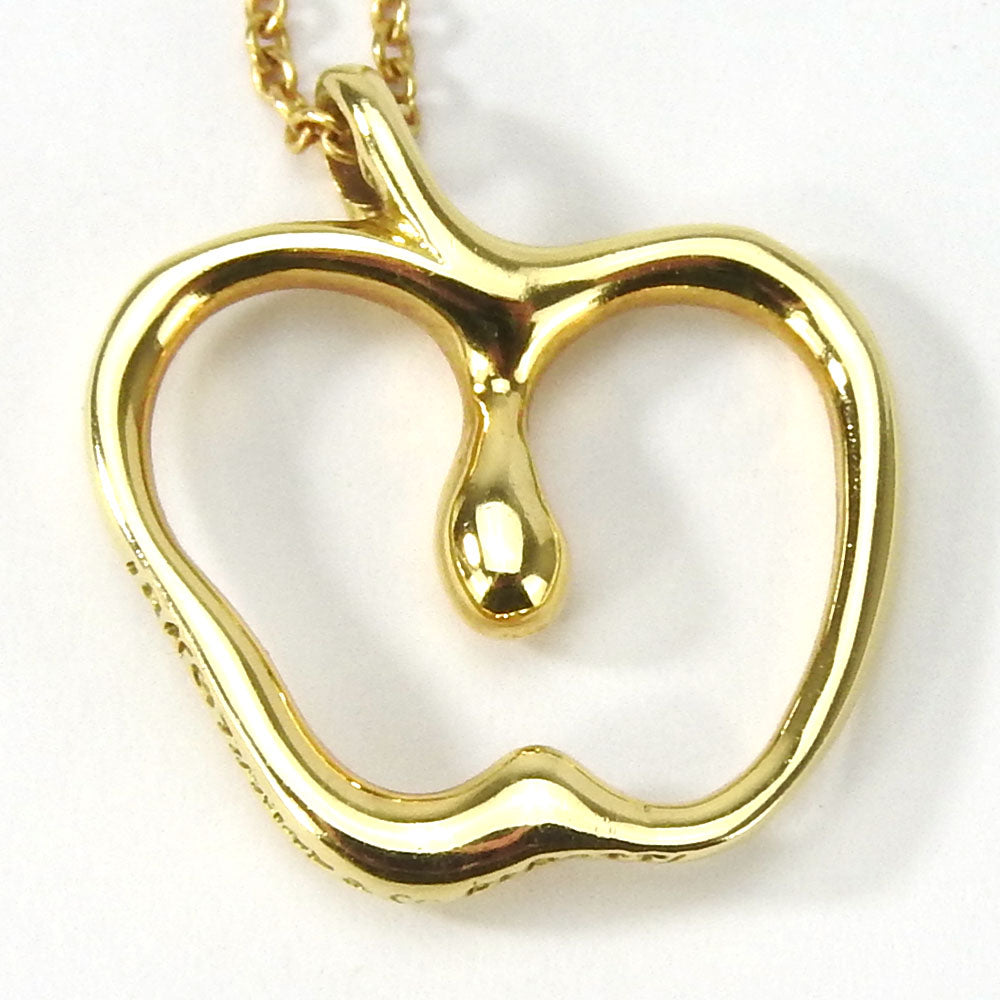 Tiffany & Co K18YG Gold Necklace Apple