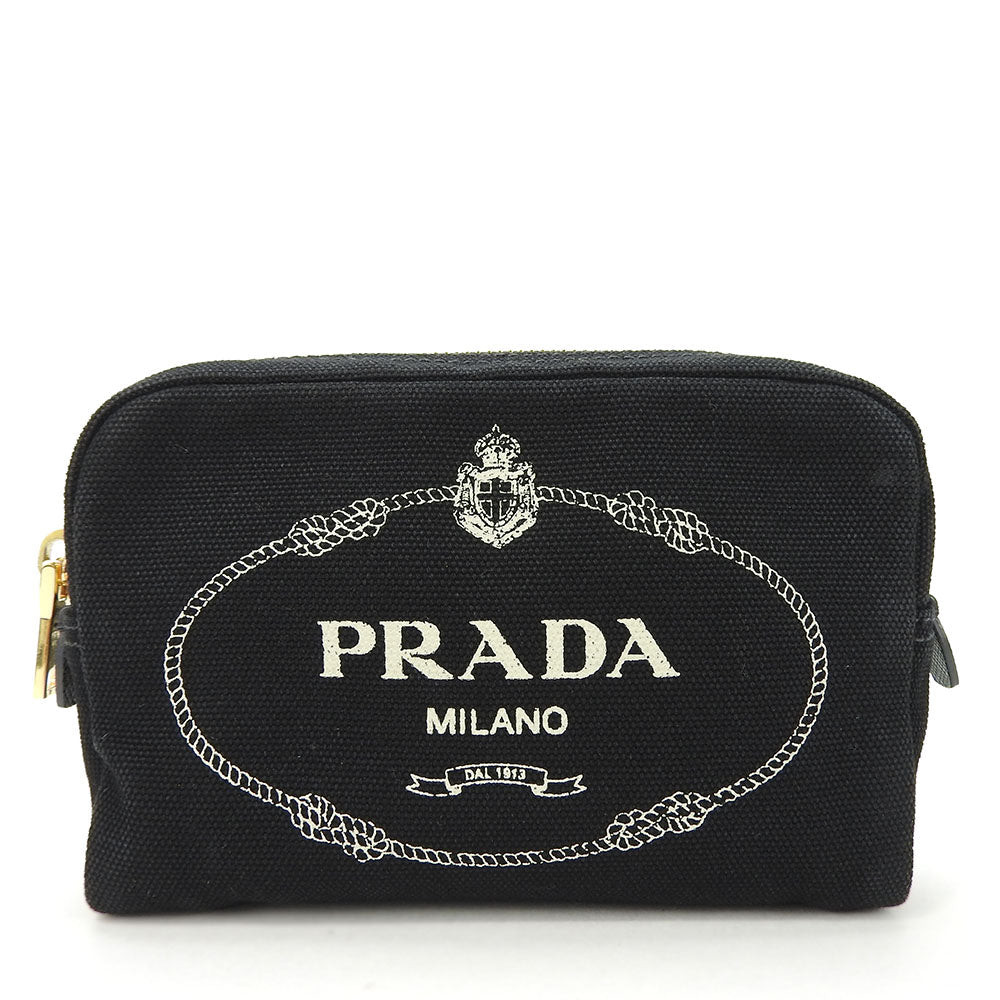 Prada Canvas Pouch 1NA021 Black